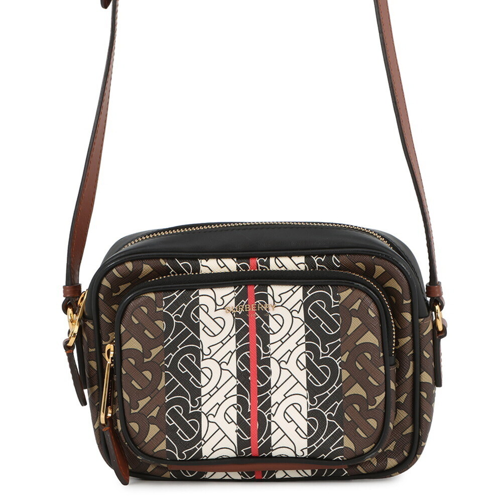 Burberry Shoulder Bag TB Monogram Stripe Leather 8021485 BURBERRY Handbag